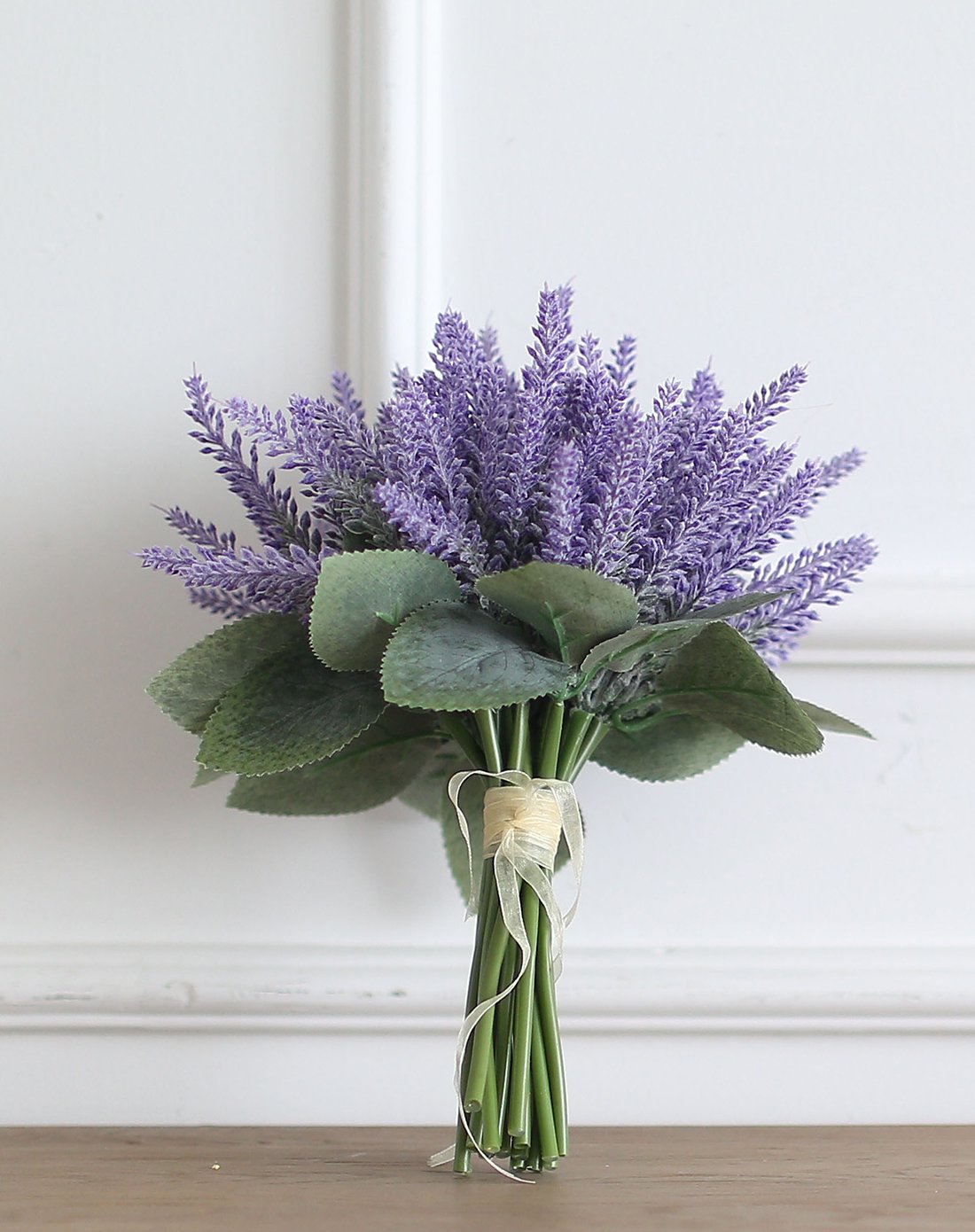 薰衣草把束陶瓷花瓶整体花艺茶几桌面装饰