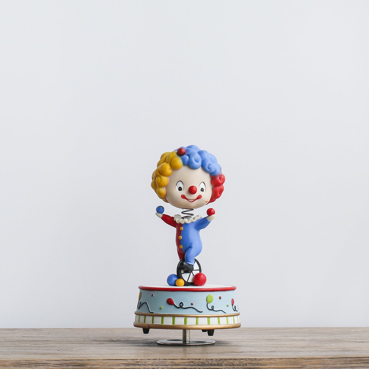 礼物摆件北欧装饰品创意礼品生日礼物 小丑音乐盒热情马戏团摆件