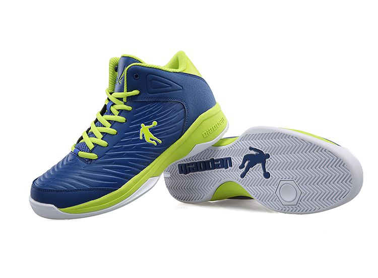 乔丹&鸿星尔克&匹克男女运动鞋高帮减震耐磨 男款篮球鞋xm3550125黑色