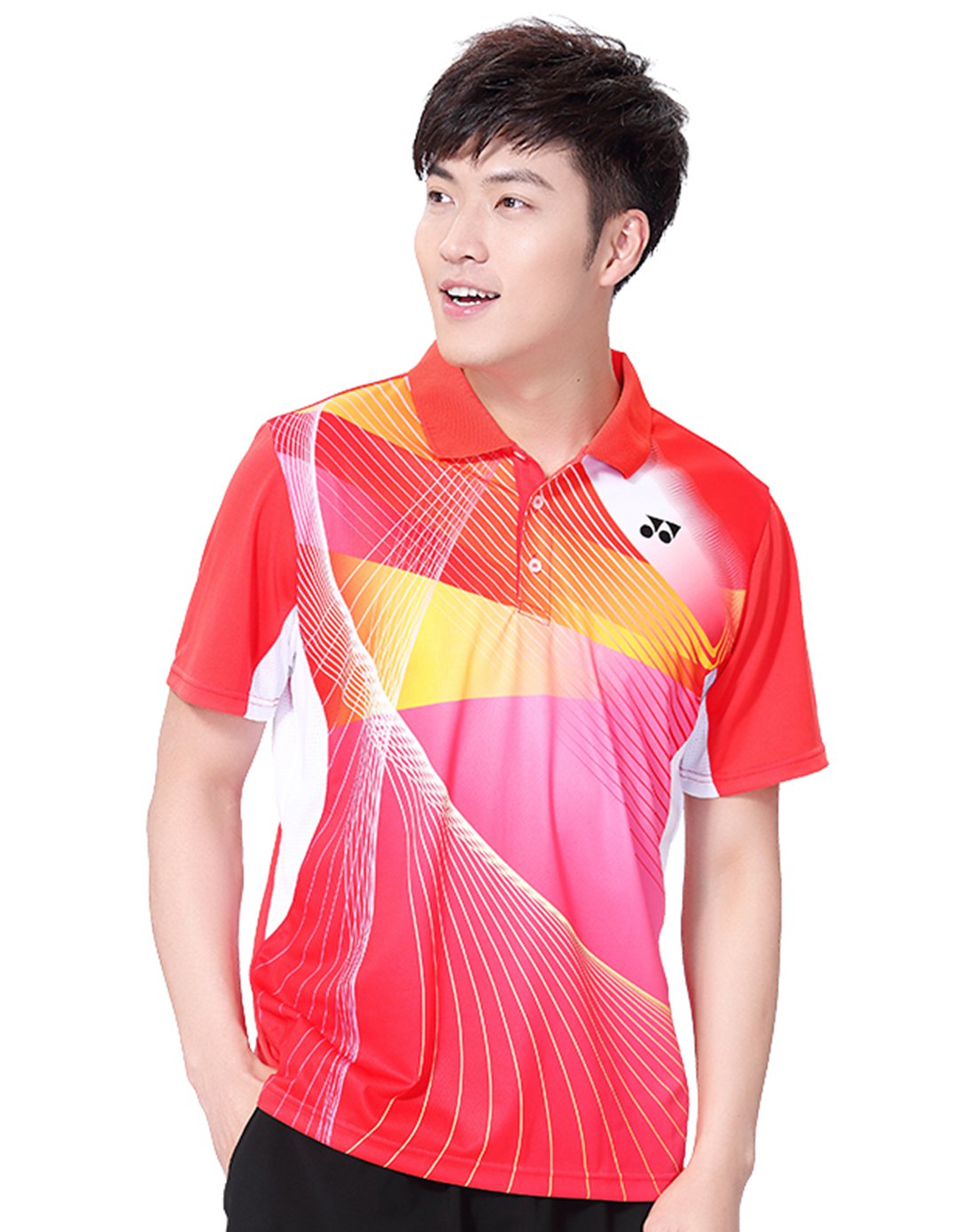 李宁&尤尼克斯羽毛球服装系列专场羽超年赛球星同款 男款t恤 薄速干