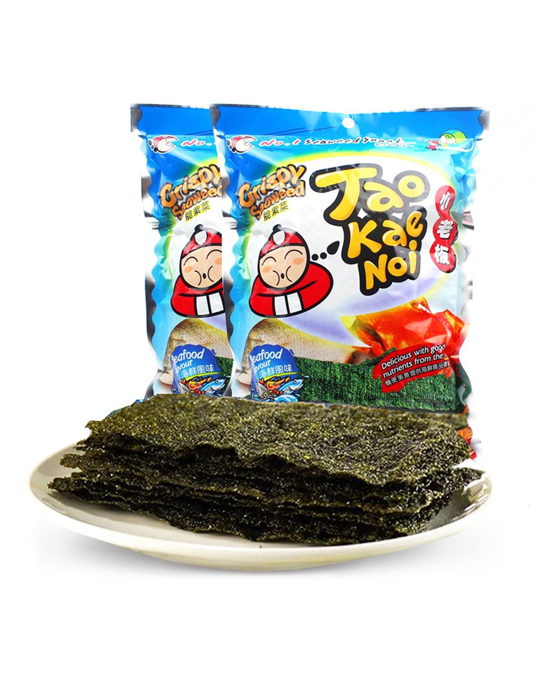 泰国进口 调味海苔(海鲜味)32g*2包