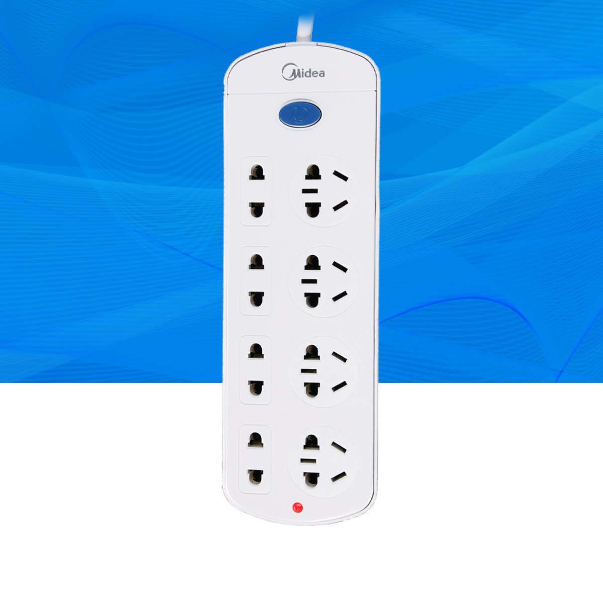 开关插座插排家用八位总控3米多孔面板插线板插板