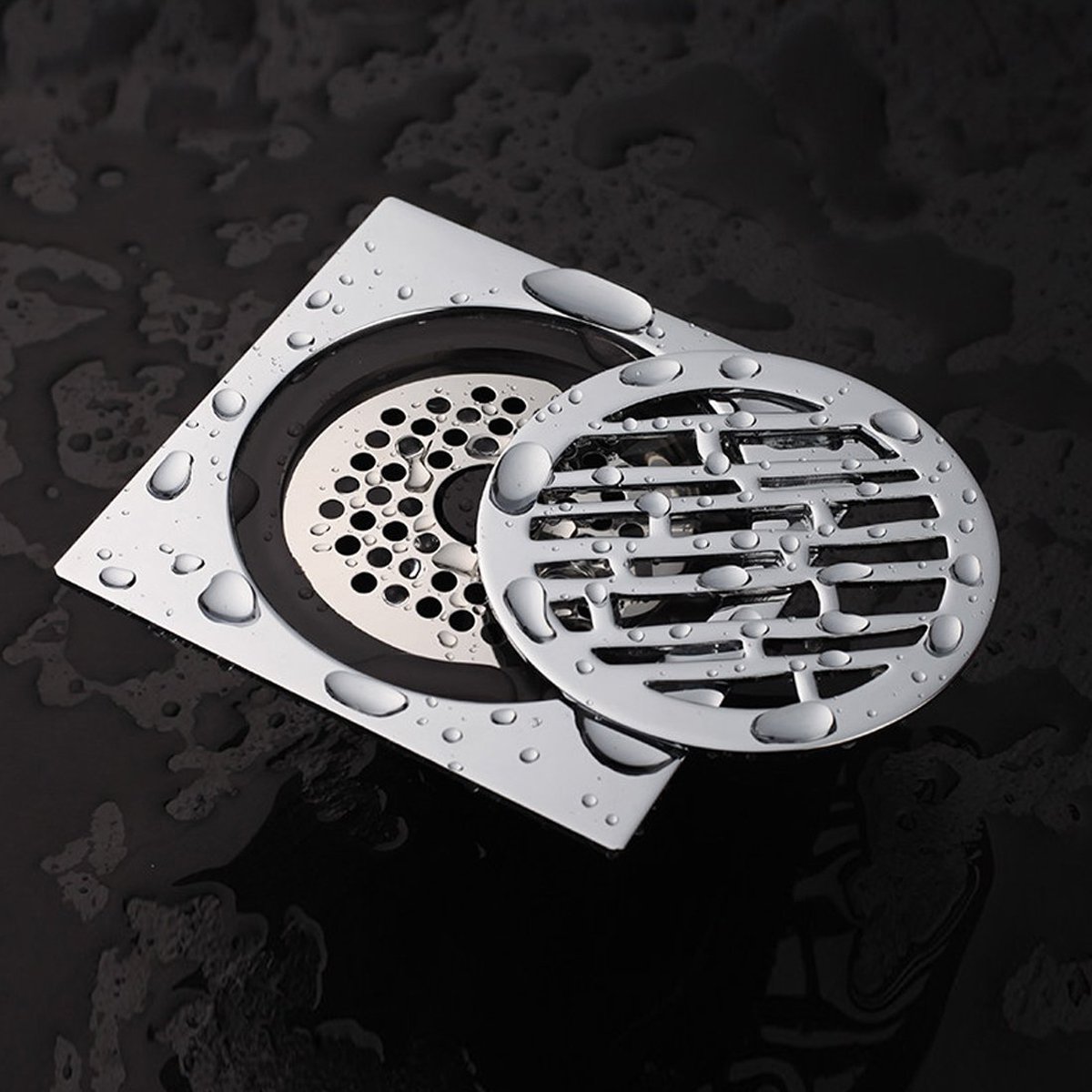 科勒地漏 陶比淋浴房大排量五金件配件防回气防堵防回流地漏