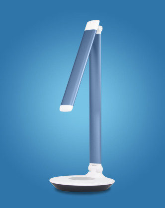 led无极调光蓝色感应式开关6w台灯