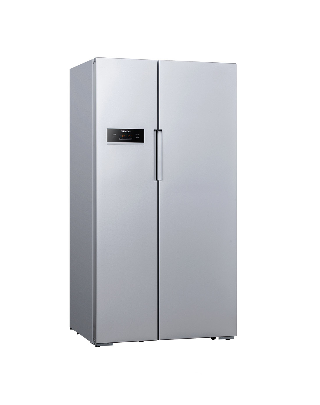 西门子610l对开门纯平无把手变频冰箱