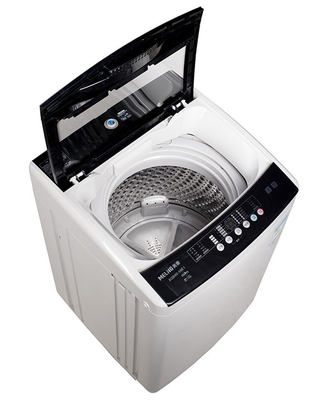 美菱10段水位 xqb80-98e1-1 8kg全自动波轮静音洗衣机