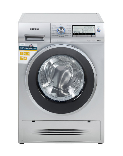 德国siemens 7.5kg 变频 洗烘一体 滚筒家用全自动洗衣机wd15h5681w