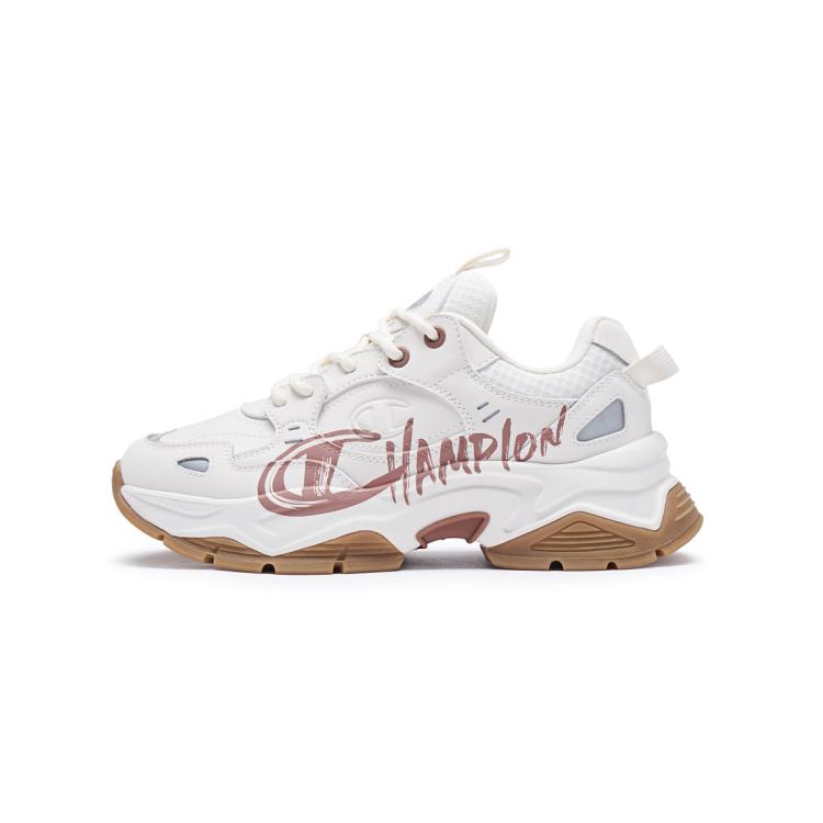 Champion 【品牌直营】秋冬潮流男休闲运动鞋champ 19 Street In White