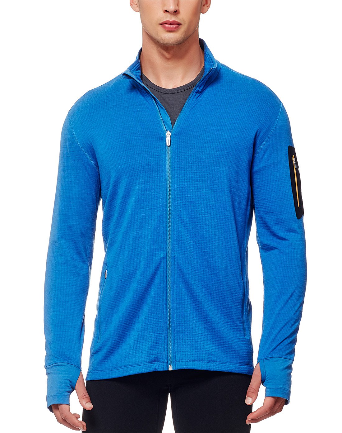 运动速干 男士宝蓝色立领外套