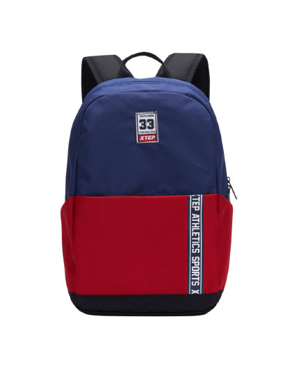 特步xtep休闲简便 潮流字母学生包旅游包 男女通用双肩包