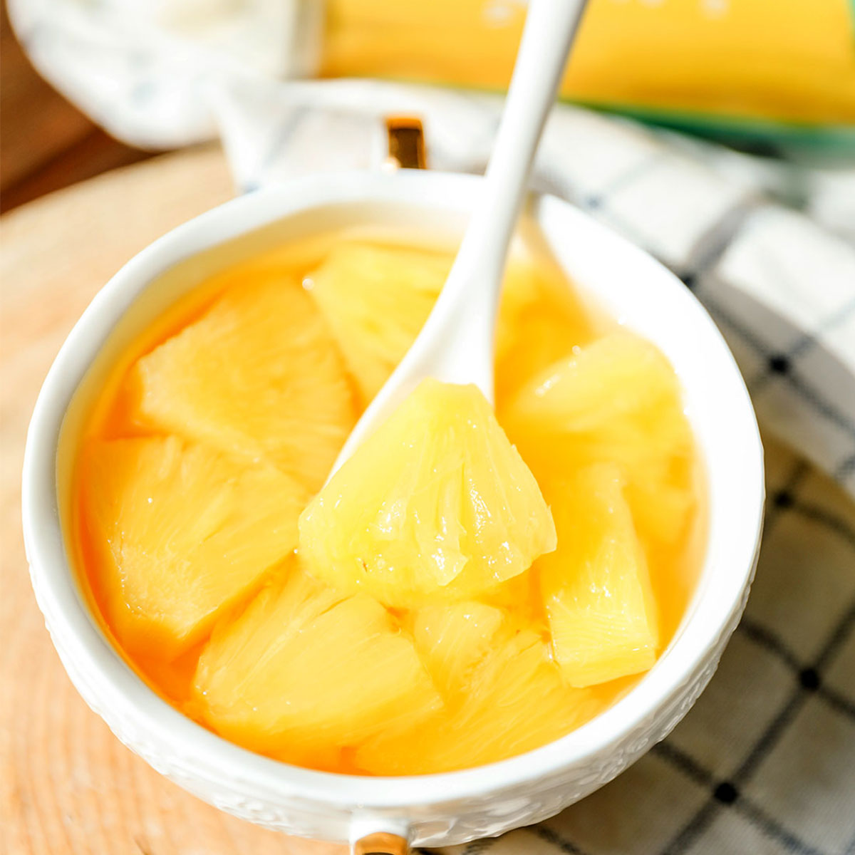 糖水热带菠萝4瓶装425g*4