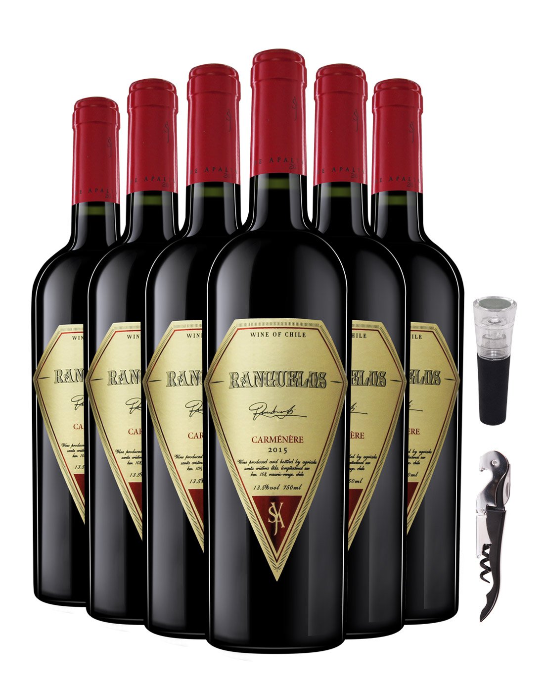 朗克鲁赤霞珠干红六瓶装