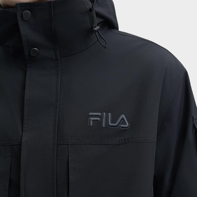 FILA 【斐护科技】男装男式外套男士时尚休闲舒适工装风上衣两件套