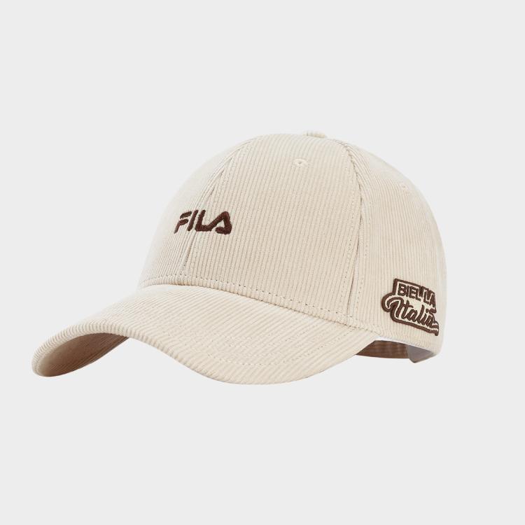 FILA FILA 【情侣款】休闲帽子男女同款灯芯绒棒球帽多彩百搭日常运动帽 6921126061213618136