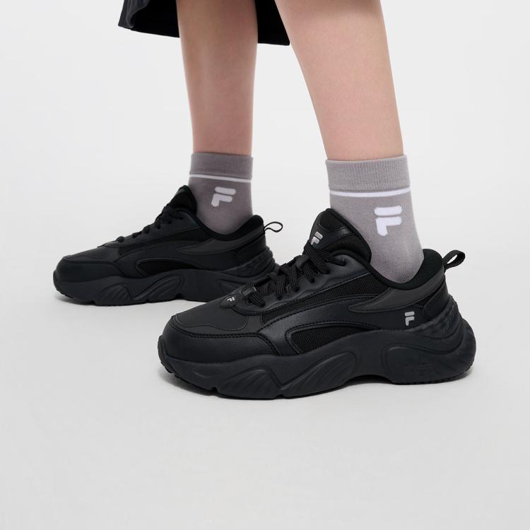 Fila 【海螺鞋dx】女鞋fusion系列休闲鞋女士轻便户外机能潮鞋 In Black