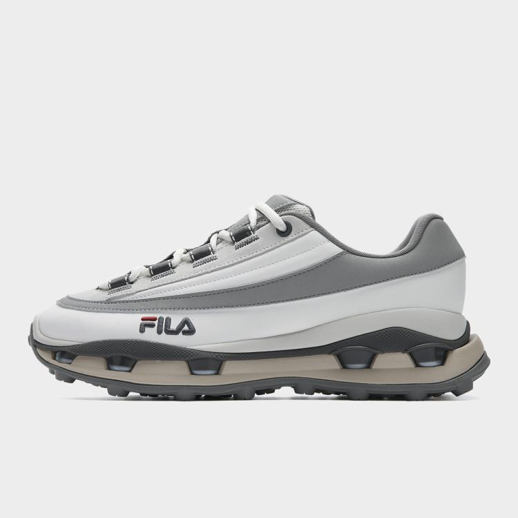 FILA 叠叠鞋2S丨男鞋运动休闲鞋男士低帮简约轻便舒适厚底老爹鞋
