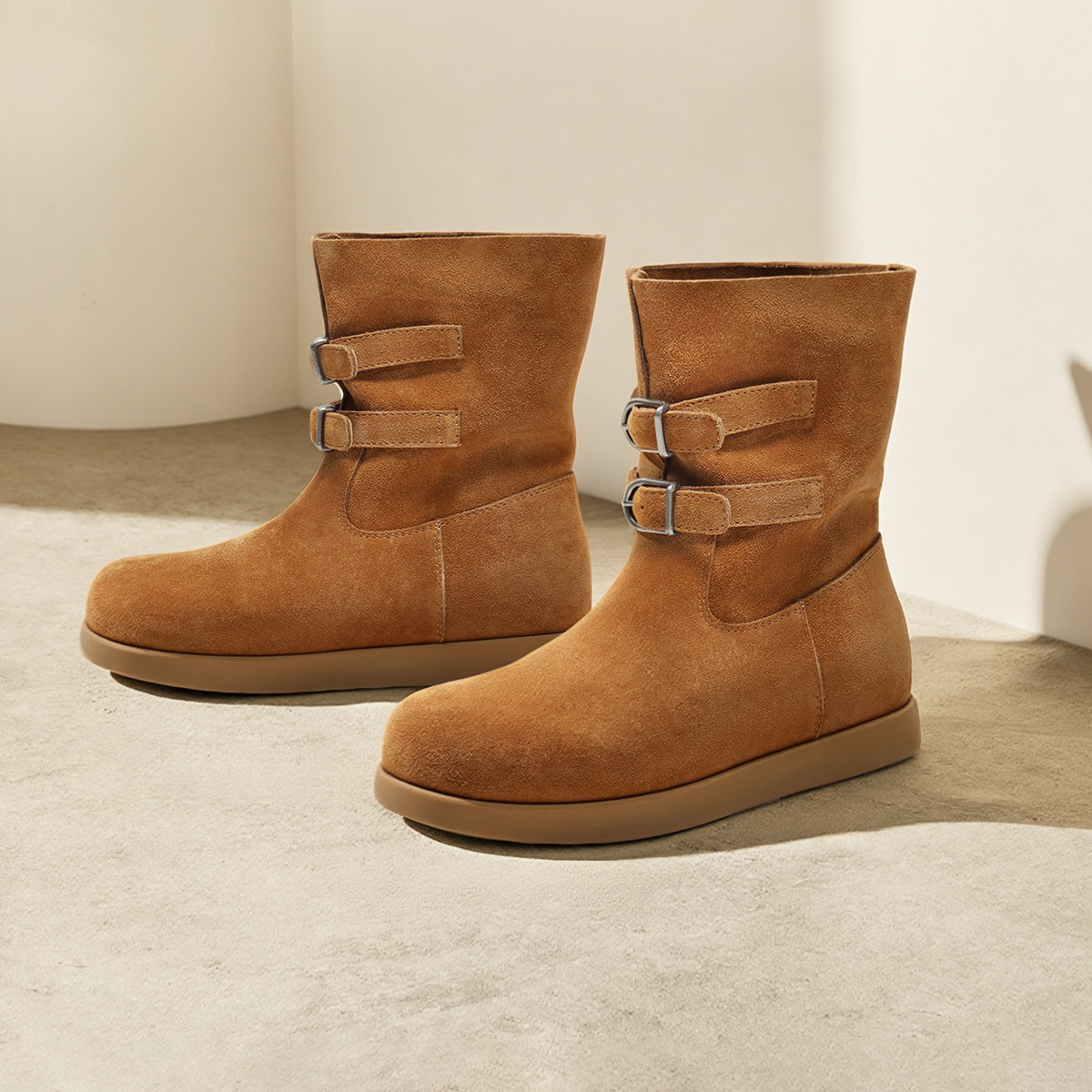 BELLE ������������ʱװѥŮ2025����ʱ��˫Ƥ����������ѥ 179Ԫ