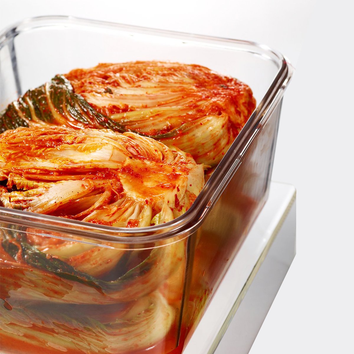 大容量双手提玻璃保鲜盒泡菜盒收纳盒4500ml