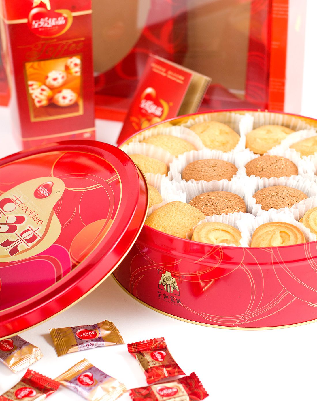 荣诚至爱喜多来婚嫁喜饼喜糖728g组合