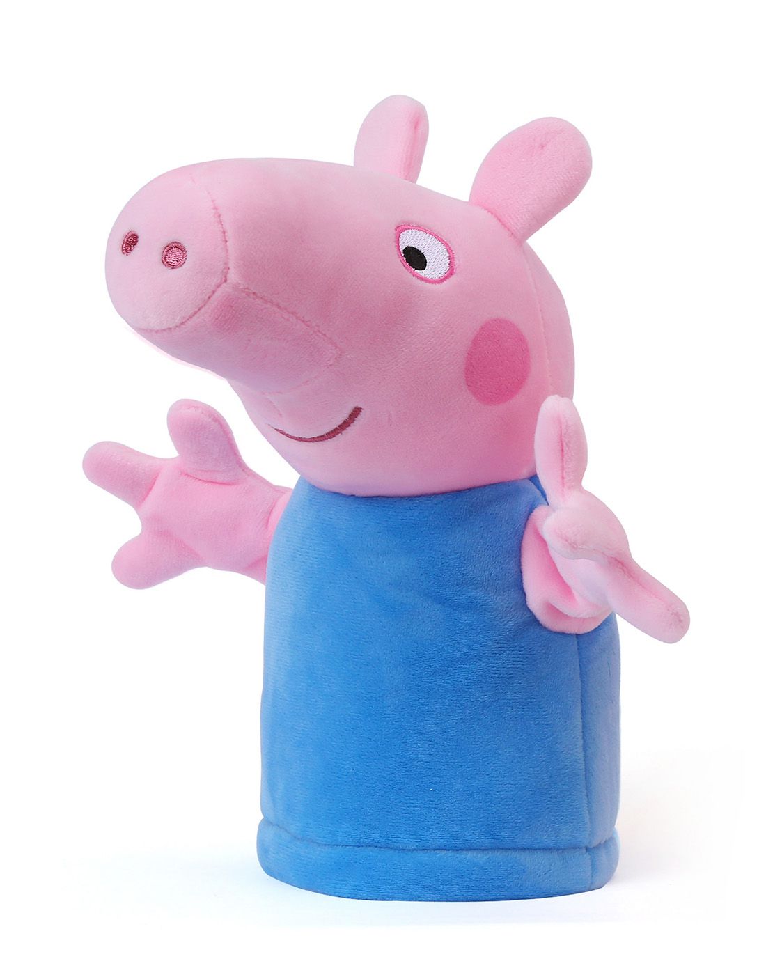 小猪佩奇 婴幼儿安抚毛绒玩具手偶 猪爸