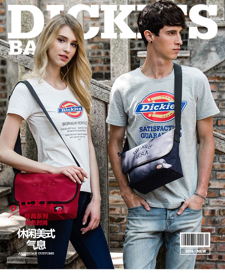 89元包邮  DICKIES 中性休闲斜跨包