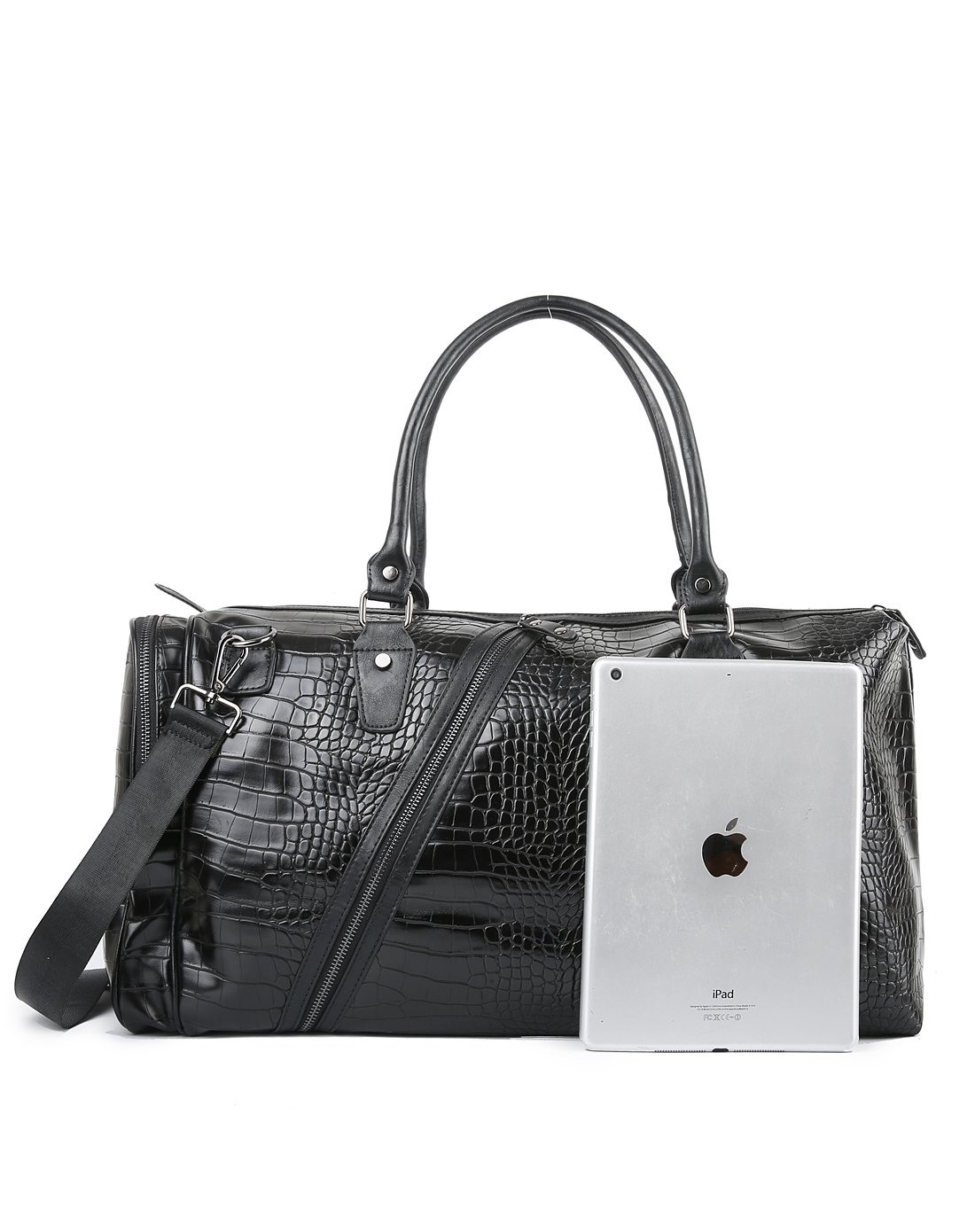 麦包包-英国clous krause 2018新款时尚潮流鳄鱼纹~男士手提单肩斜跨