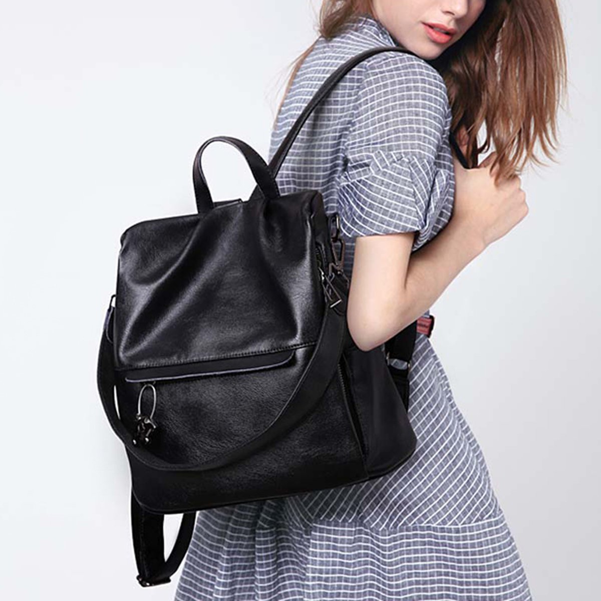 麦包包【防盗包】【免费送幸运小象挂件】英国clous krause 女士手提