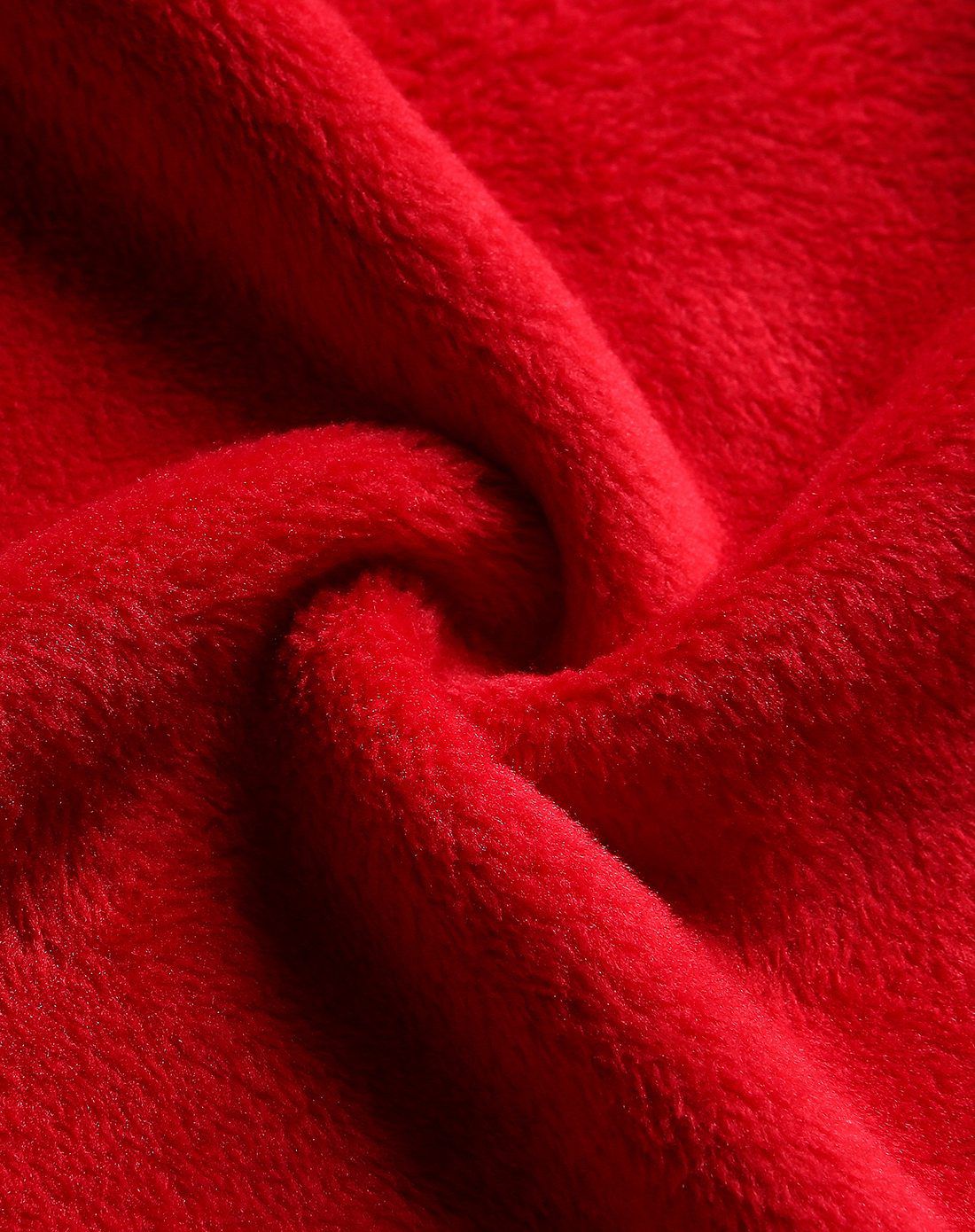 热力绒圆领女士保暖内衣套装 中国红