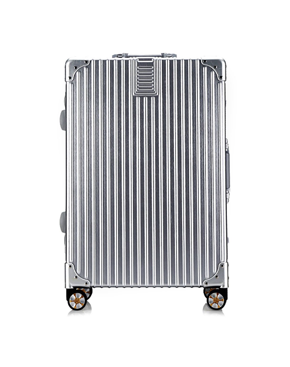 商务款铝框拉杆箱银色29寸