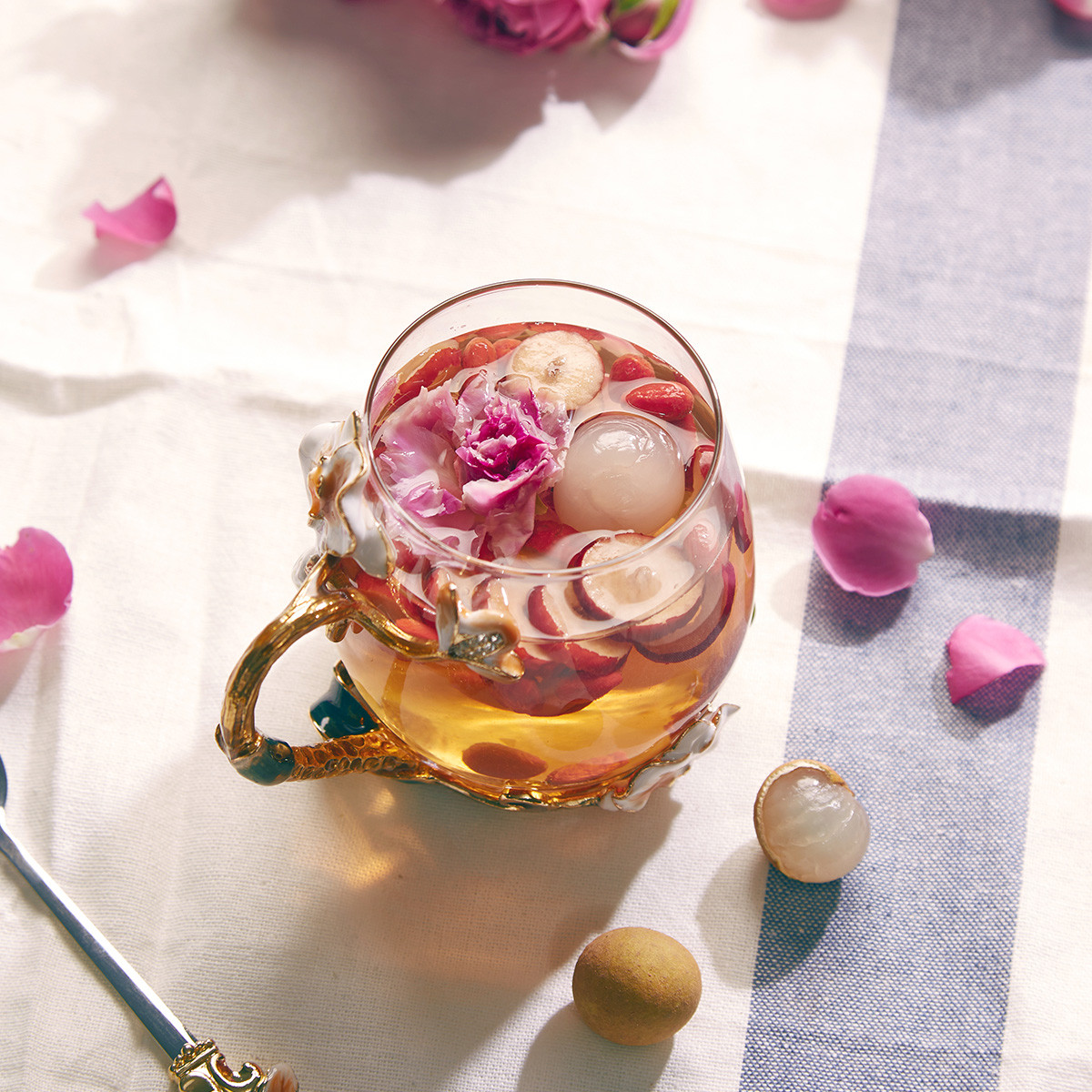 忆江南红枣桂圆玫瑰枸杞茶320g*2盒玫瑰花茶养颜花茶八宝茶