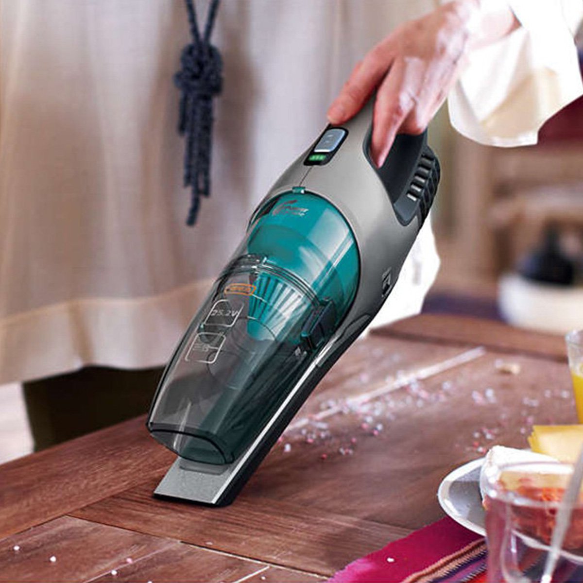 飞利浦fc6408充电式无线手持立式家用吸尘湿拖一体机吸尘器