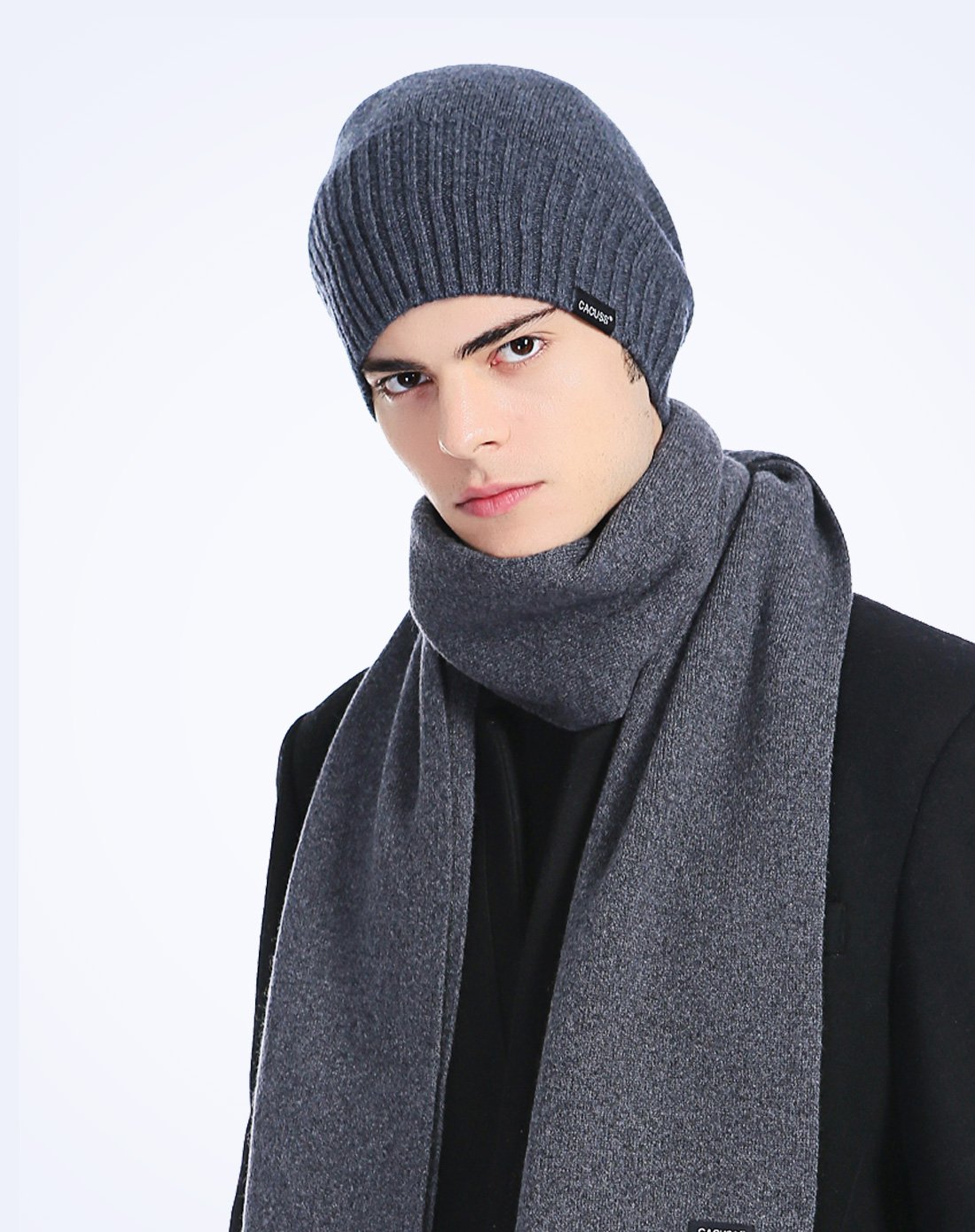 纯羊毛帽子男女秋冬季韩版潮针织套头帽护耳保暖毛线帽女