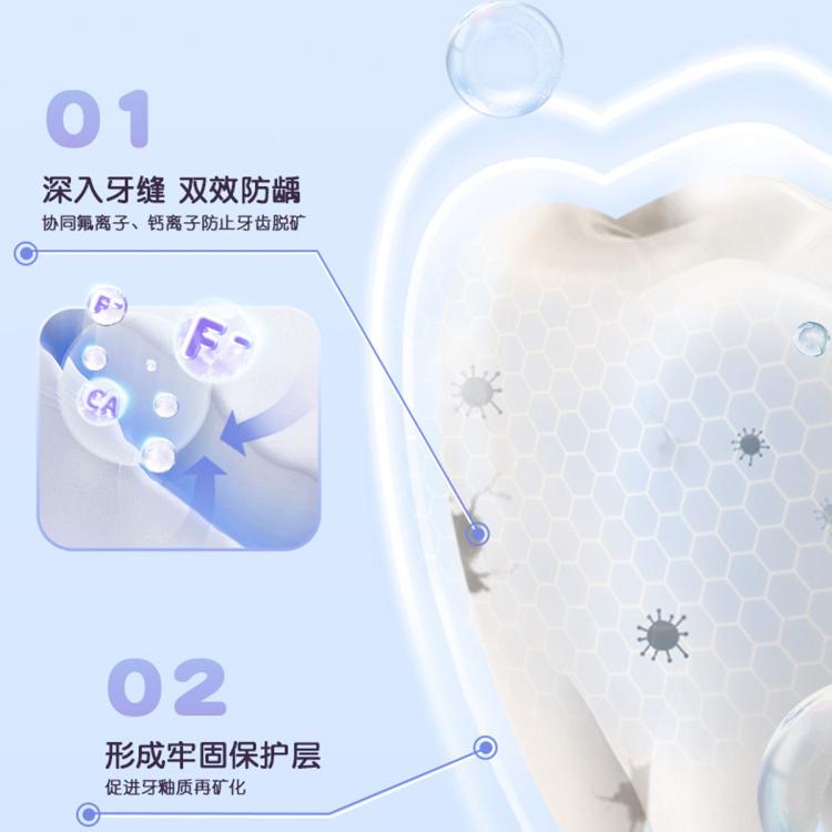 舒客宝贝 【郭晶晶同款】儿童牙膏中大童抗糖防蛀2-6-12岁含氟防蛀