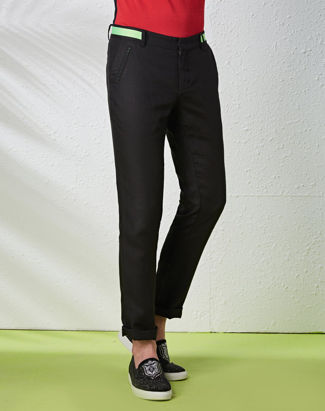 vfcooo男简约时尚百搭舒适休闲裤黑色vj15cp4162711_唯品会