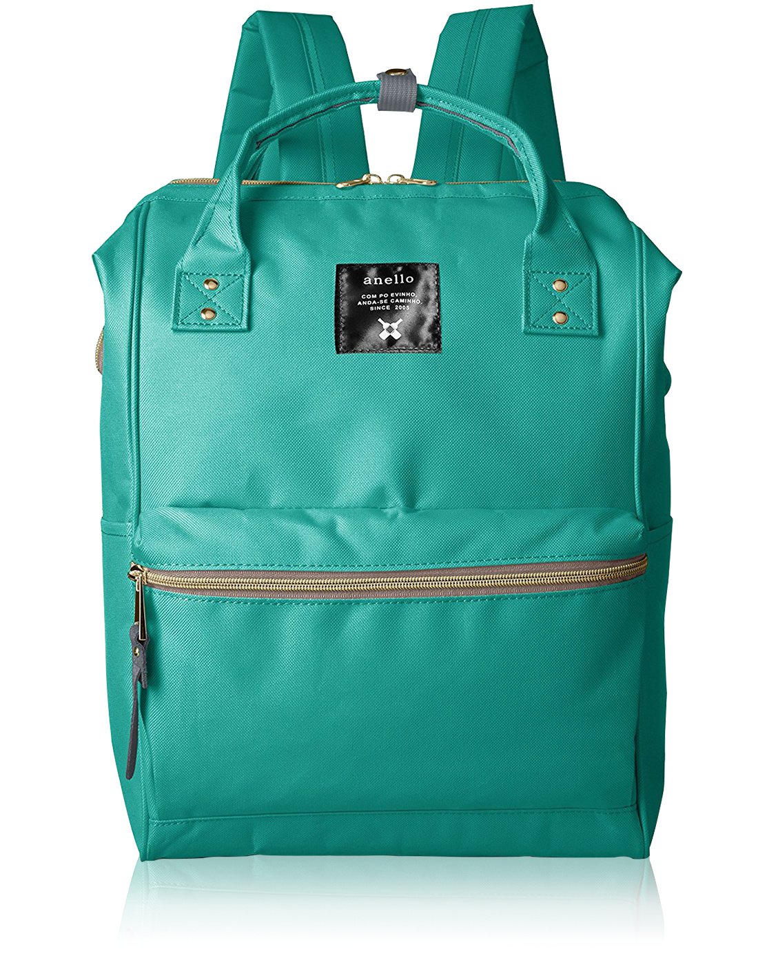 日本anello双肩包专场大号休闲时尚大容量双肩包at-b0193a-egr_唯品会