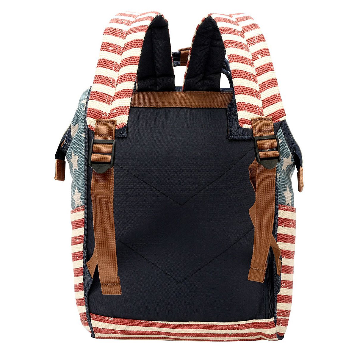 anello双肩包专场 星星条纹休闲时尚大容量双肩包