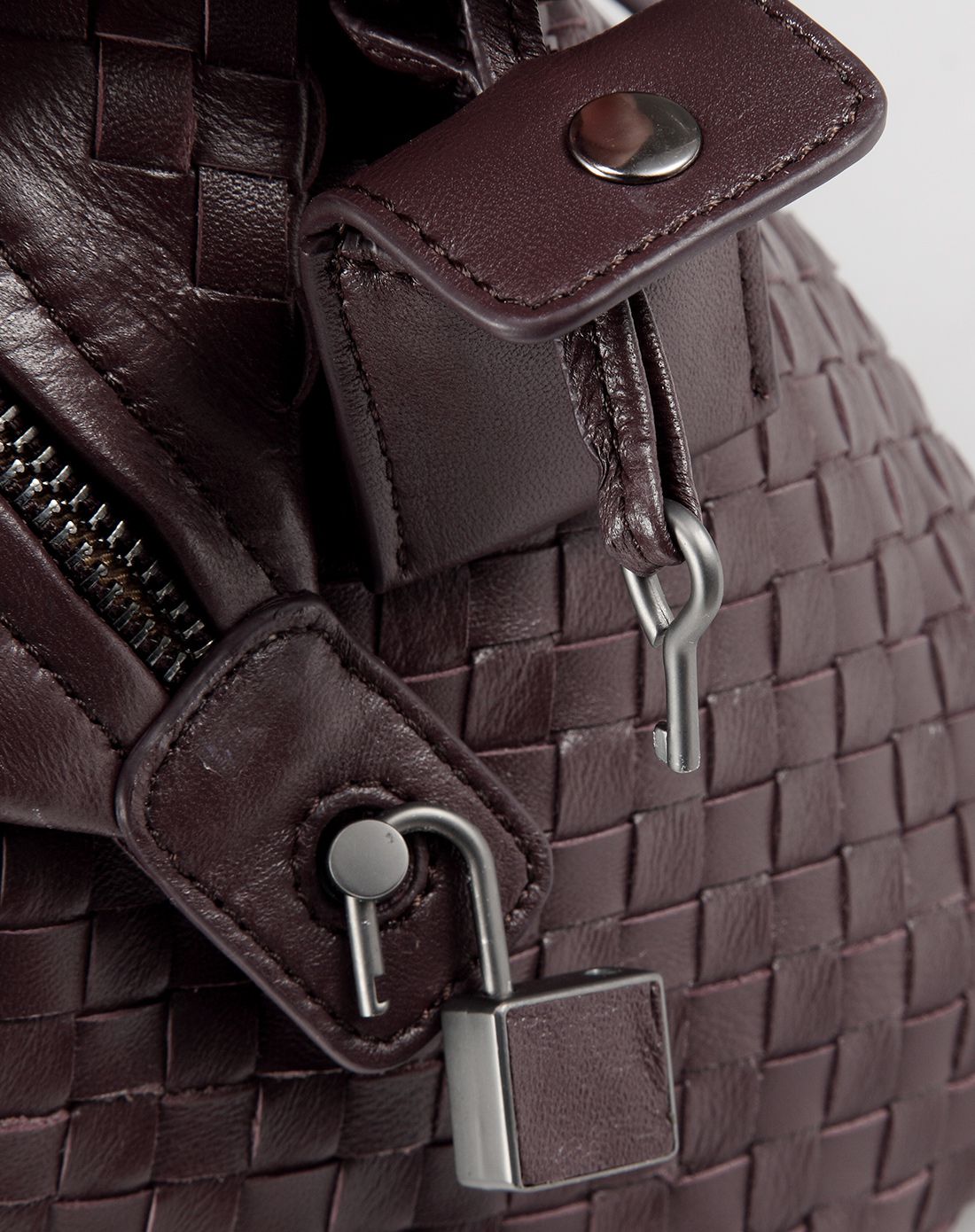 loday乐代绿野仙踪羊皮手工编织绛色