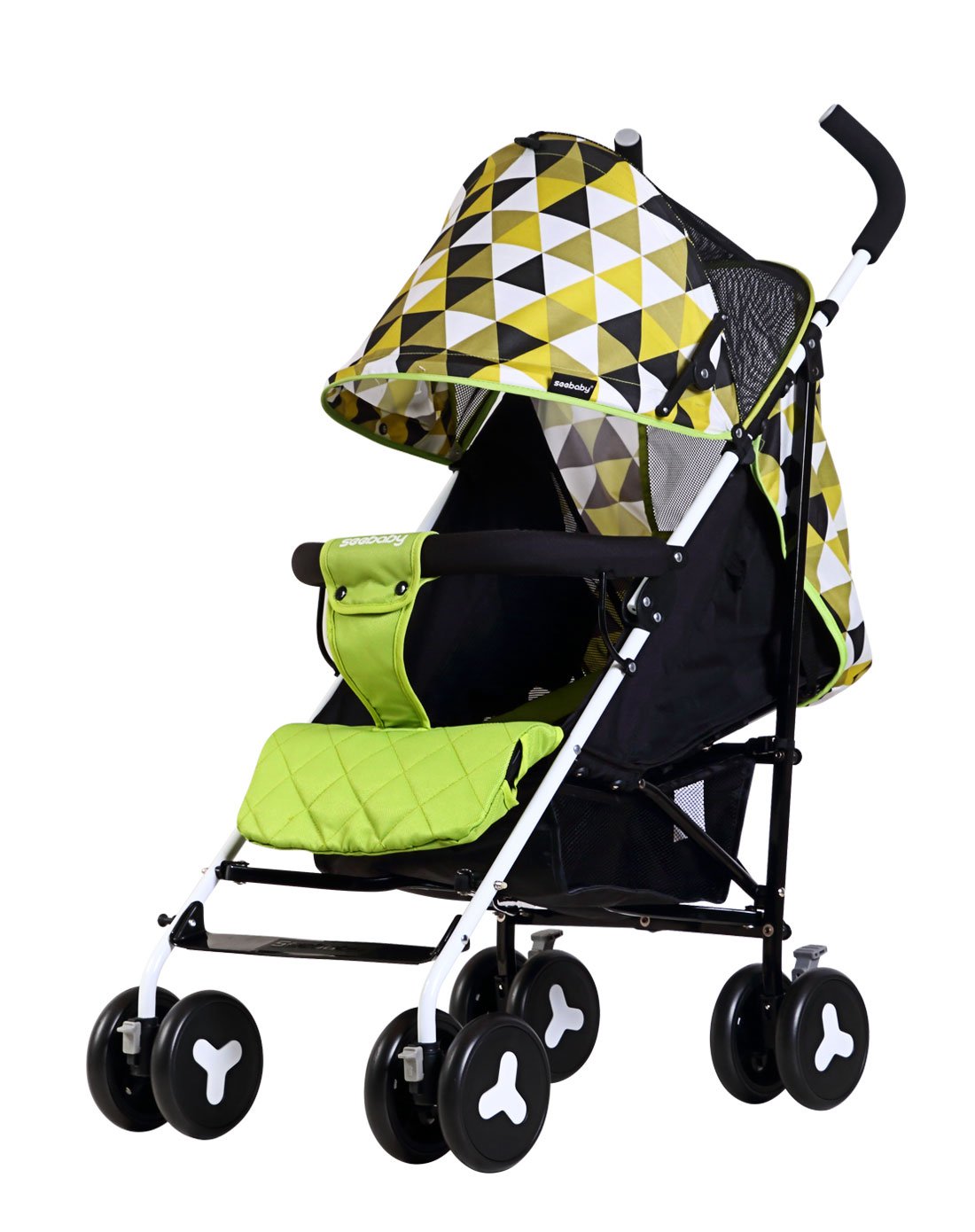 seebaby清爽钻石版s02-1可坐可躺婴儿伞车