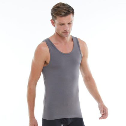 舒雅schiesser欧洲进口男士莫代尔无袖运动打底内衣背心e5/5643v