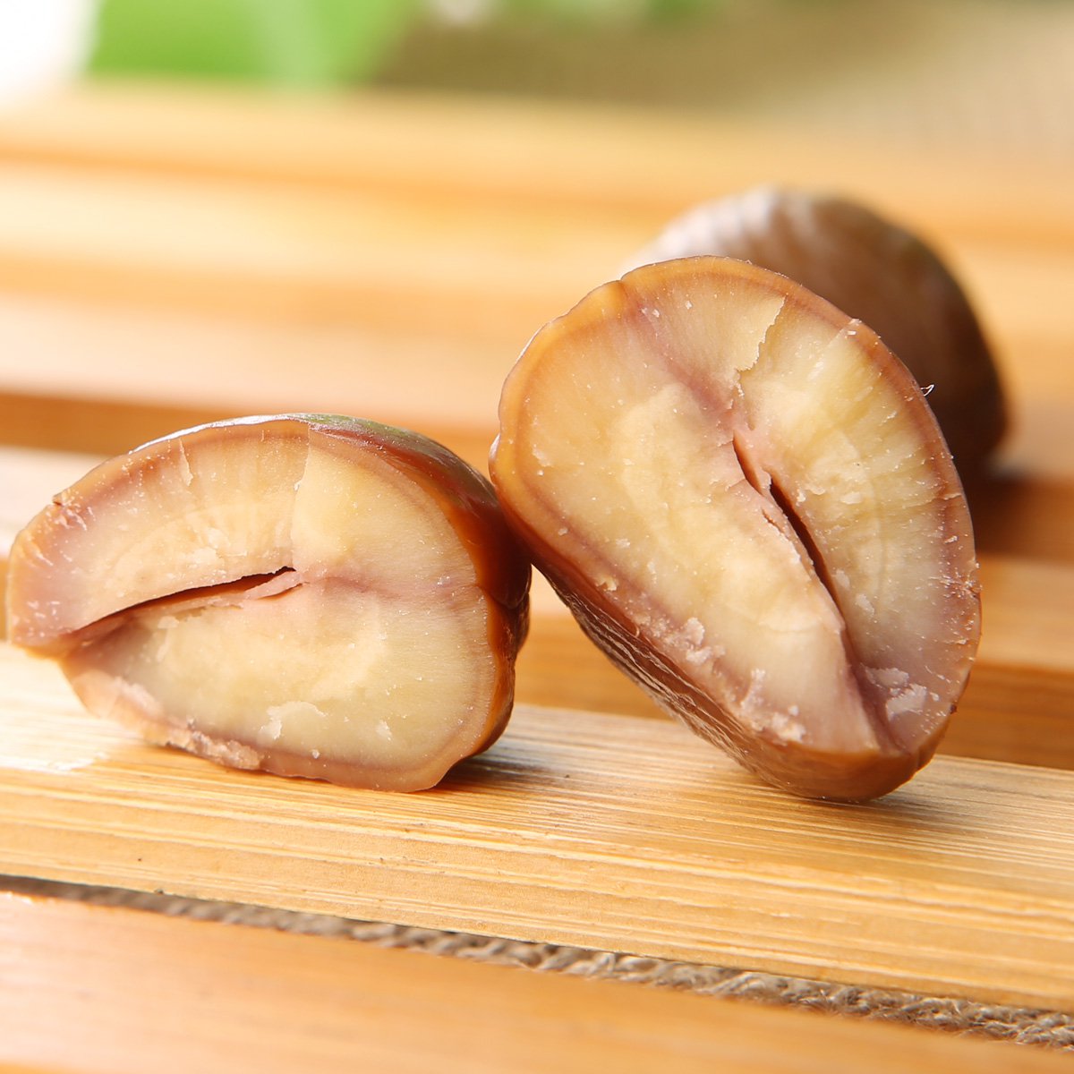 神栗有机宽城板栗仁甘栗仁新鲜熟炒栗子仁88g*3袋即食零食坚果