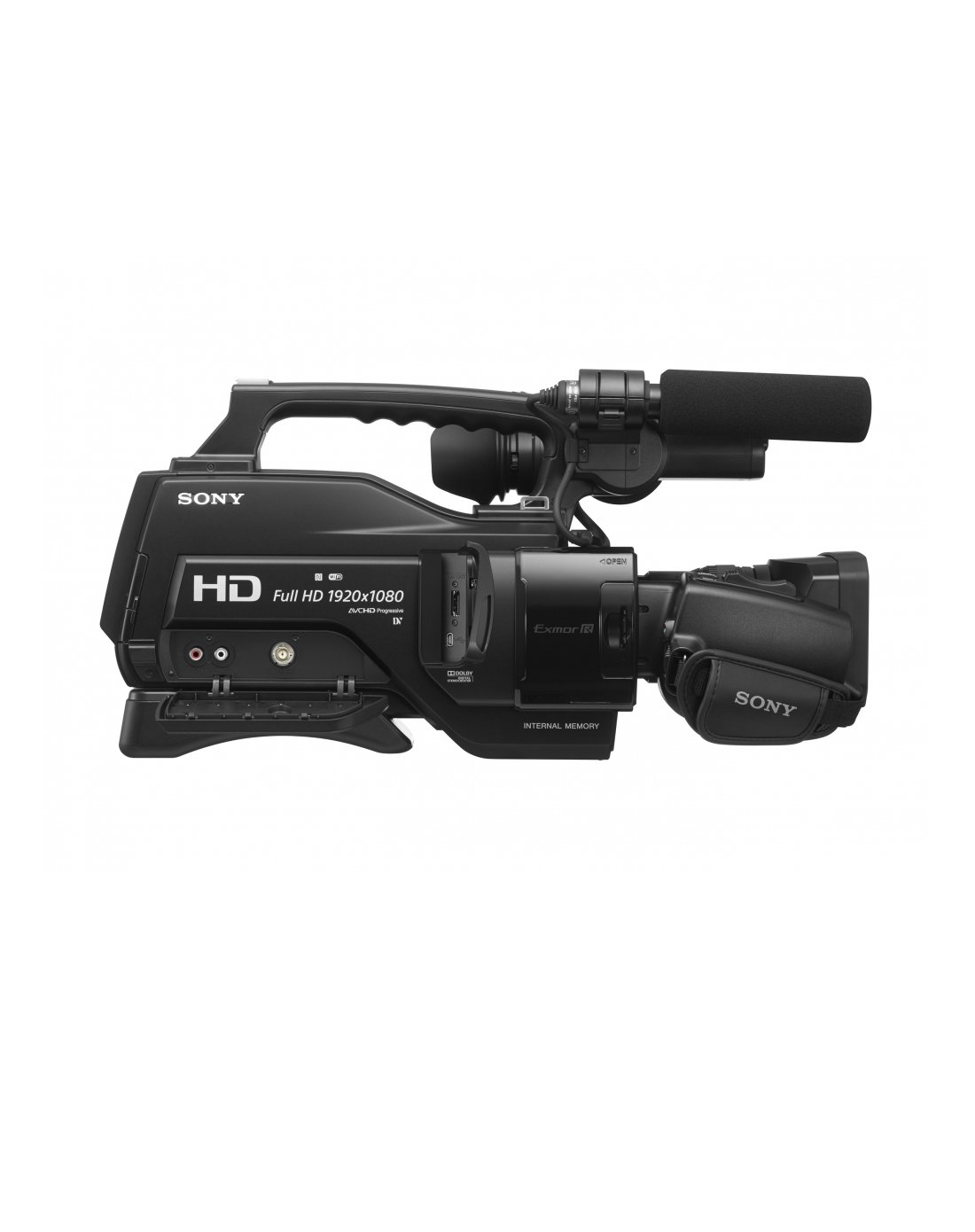 索尼hxr-mc-2500肩扛专业摄像机 黑色 64g套装