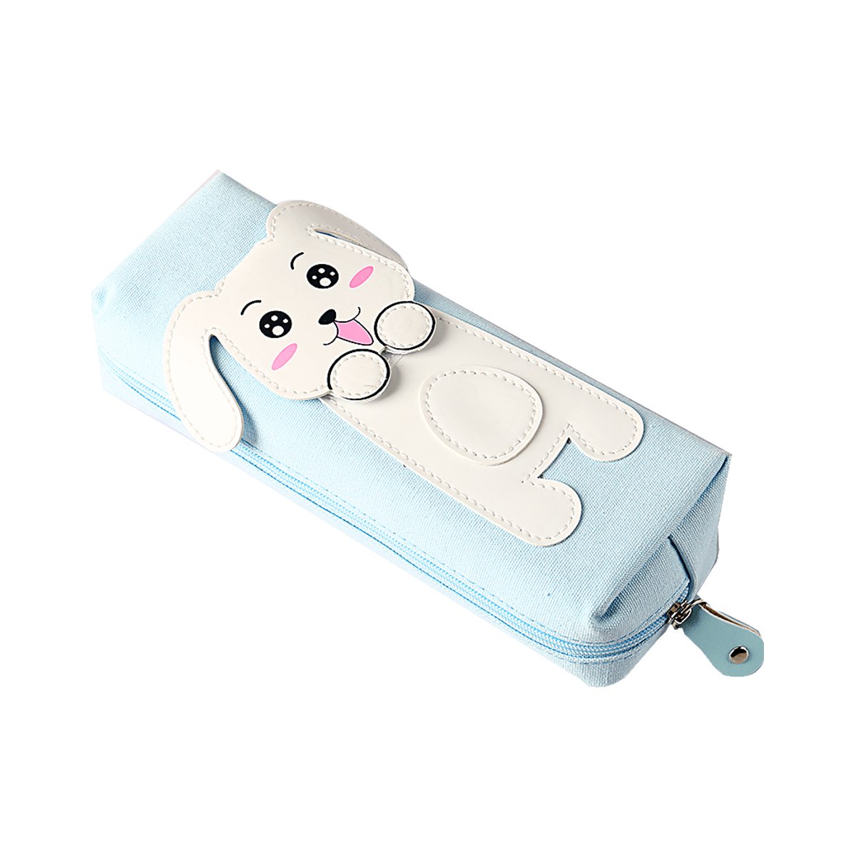 帆布笔袋简约可爱男女生创意文具袋大容量学生文具盒笔袋