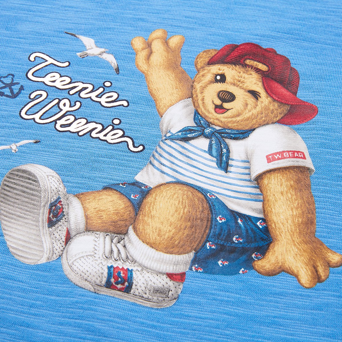 小熊teenie weenieteenieweenie小熊童装2018夏新品男童短袖印花t恤