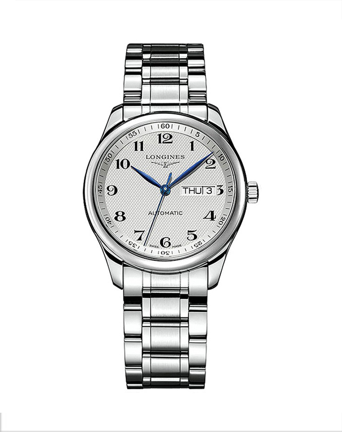 浪琴longines-名匠系列星期日历显示机械男表