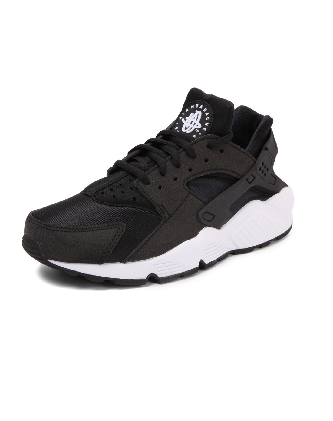 唯品会 nike运动新品耐克nike air huarache run 女子黑色运动休闲鞋