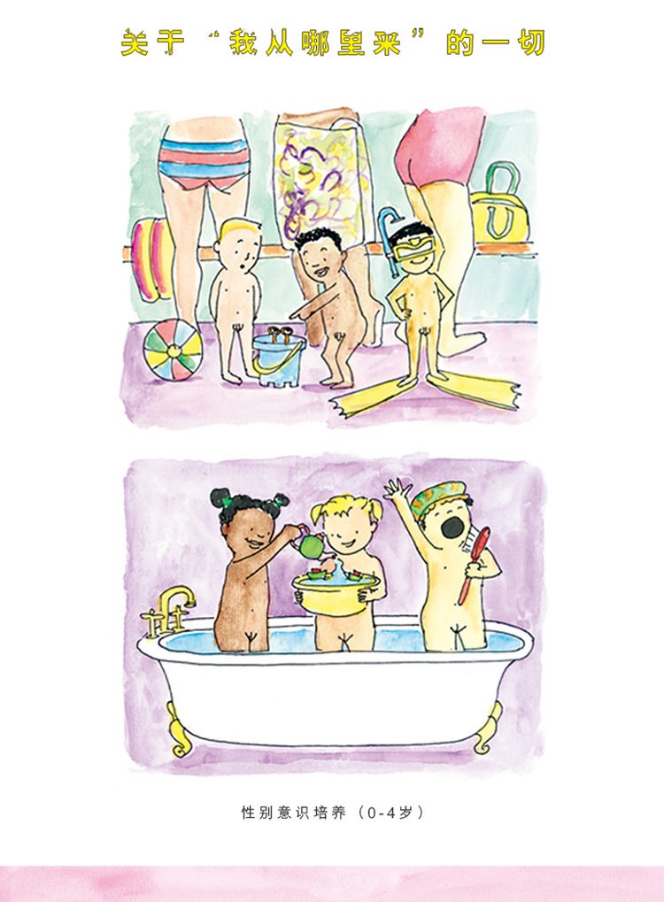 儿童性教育引导图画书 我从哪里来 身体认知绘本自我保护