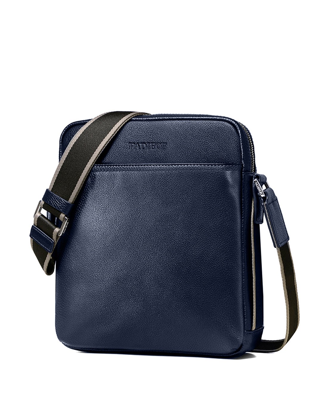 头层牛皮职业商务男款单肩包真皮英伦休闲男士斜挎包时尚韩版简约竖款