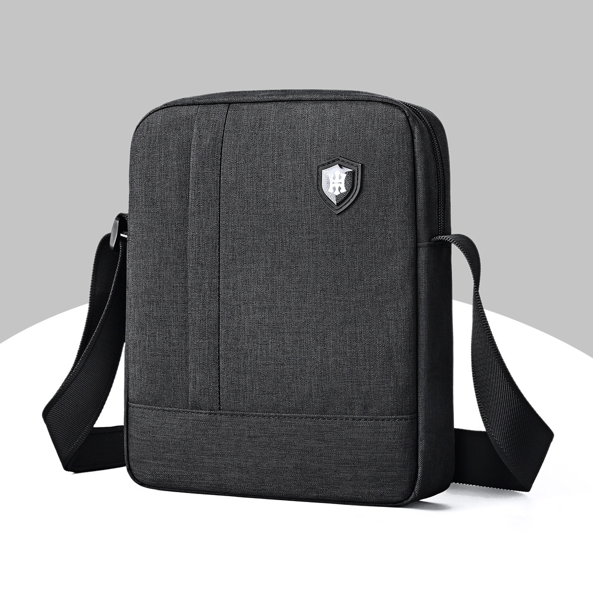 帆布包斜跨包包钱包男生斜挎包斜肩包布包邮差包夸包男士休闲包背包