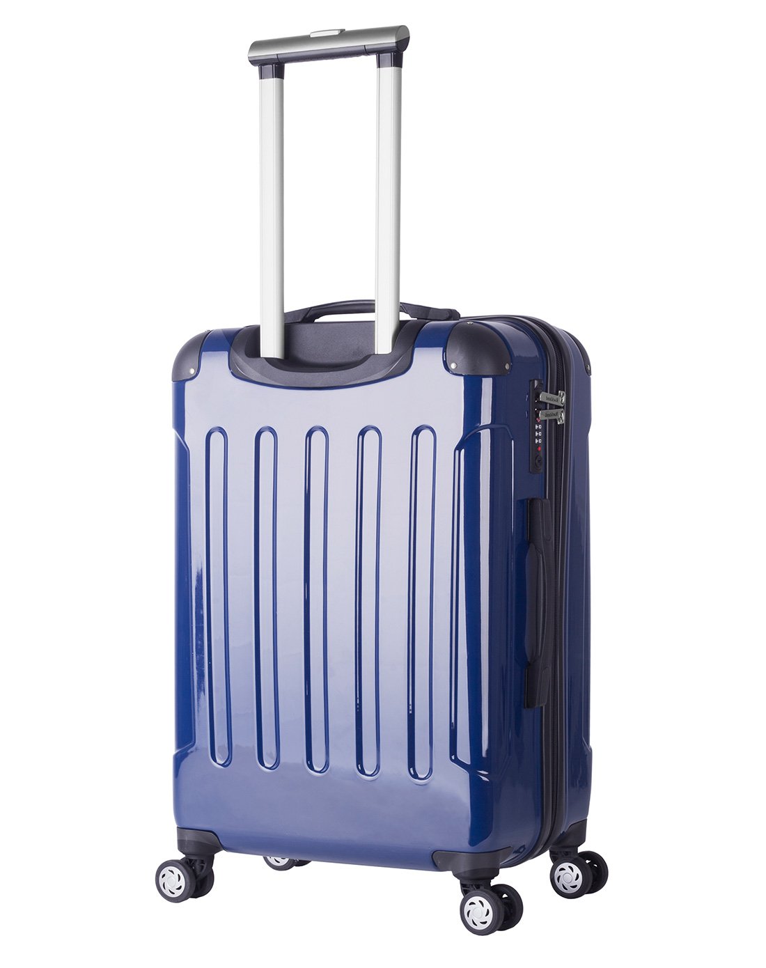 双层防暴拉链拉杆箱行李箱 商务简约旅行箱静音万向轮拉杆箱20寸 防撞