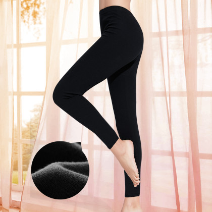 【纯棉秋裤女】薄款多色棉毛裤女修身打底女士保暖裤性感女秋裤